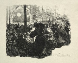 14. heinäkuuta, Rue de Belleville, klo 10 tekijältä Auguste Louis Lepère