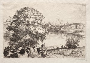 Angers: Estany finlandès de Sant Nicolau tekijältä Auguste Louis Lepère