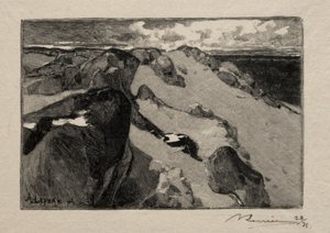 Arbonne, Gros Sablon. tekijältä Auguste Louis Lepère