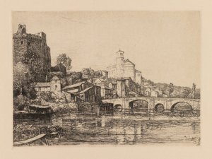 Auguste Lepère: Clisson Loire-Maritime, 1909. tekijältä Auguste Louis Lepère