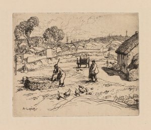 Auguste Lepère: La Masure (Vendèe) tekijältä Auguste Louis Lepère