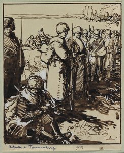 Bataille de Tannenberg, 1914. tekijältä Auguste Louis Lepère