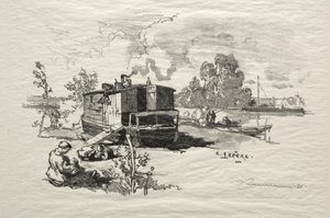 Asuntovene tekijältä Auguste Louis Lepère