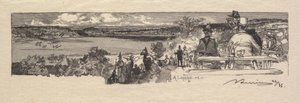 Fontainebleaun metsä: Sollen laakso tekijältä Auguste Louis Lepère