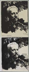Kenraali de Castelneau, 1914. tekijältä Auguste Louis Lepère