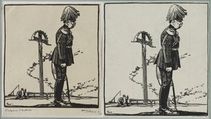 Itävallan keisari, 1914. tekijältä Auguste Louis Lepère