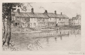 Preerialampi, Crèvecoeur, 1913. tekijältä Auguste Louis Lepère