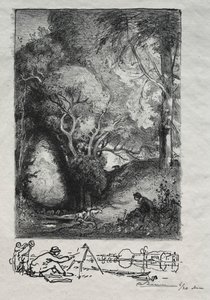 La Ravine kesäkuussa tekijältä Auguste Louis Lepère