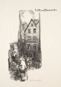 Pirouette Street tekijältä Auguste Louis Lepère
