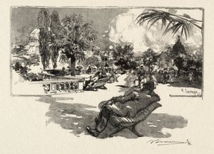 Vapaan taiteen terassi. tekijältä Auguste Louis Lepère