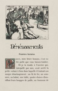 Maisemat ja katukulmat: Liikkuminen, 1900. tekijältä Auguste Louis Lepère