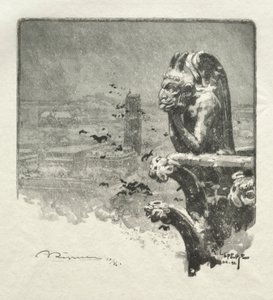 Notre Damen stryge tekijältä Auguste Louis Lepère