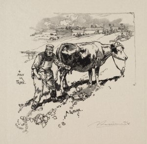 Maitokauppias. tekijältä Auguste Louis Lepère