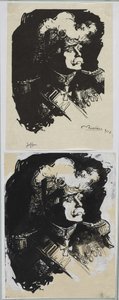 Marsalkka Joffre, 1914. tekijältä Auguste Louis Lepère
