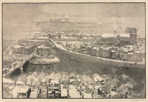 Pariisi lumen alla tekijältä Auguste Louis Lepère