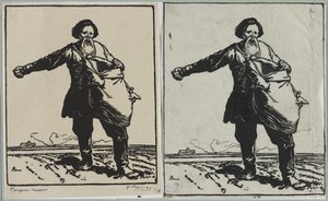venäläinen talonpoika tekijältä Auguste Louis Lepère