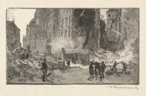 Place Gerson ja Rue Restot tekijältä Auguste Louis Lepère