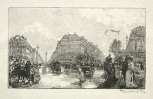 Oopperatalo, 1890. tekijältä Auguste Louis Lepère