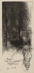 Rue de la Montagne, St. Genevieve tekijältä Auguste Louis Lepère