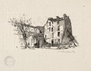 St. Julien the Poor: Presbytery. tekijältä Auguste Louis Lepère