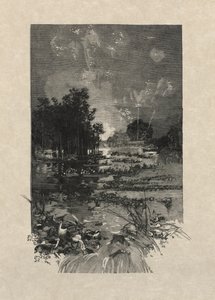 Festivaali velvollisuuden uhreille, 1884. tekijältä Auguste Louis Lepère