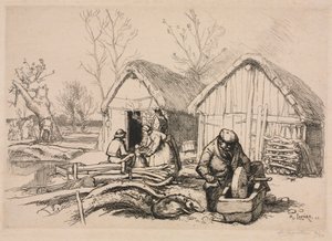 Puuhakkurin talo (Vendée) tekijältä Auguste Louis Lepère