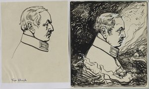 Kirjailija: Kluck, 1914. tekijältä Auguste Louis Lepère