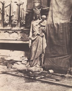 [Neitsyen ja lapsen veistos, Notre Dame, Pariisi], 1853-1854.