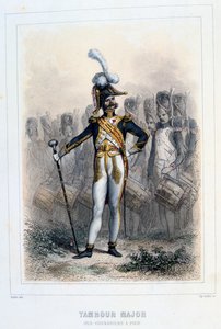 Grenadiers-à-Piedin rumpumajuri, 1859. tekijältä Auguste Raffet