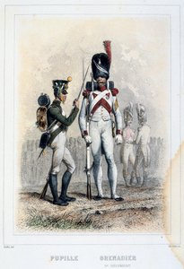 Grenadier ja 3. rykmentin oppilas, 1859.