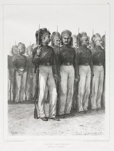 Turkin jalkaväki, Chasseurs, 1837. tekijältä Auguste Raffet