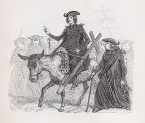 Lähetyssaarnaajat Bérangerin täydellisistä teoksista, 1836. tekijältä Auguste Raffet