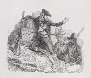 Salakuljettajat, Bérangerin täydellisistä teoksista, 1836 tekijältä Auguste Raffet