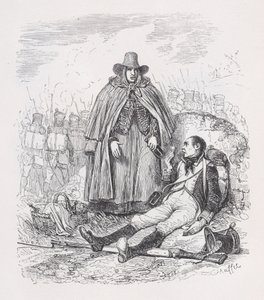 Vivandière Bérangerin täydellisistä teoksista, 1836. tekijältä Auguste Raffet