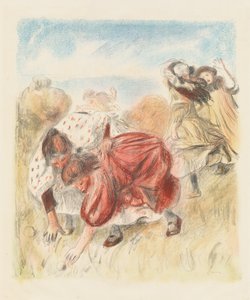 Lapset leikkivät palloa tekijältä Auguste Renoir