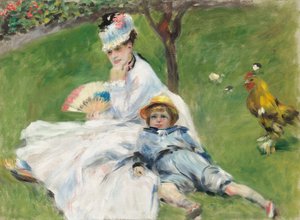 Madame Monet ja hänen poikansa