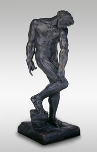 Adam, mallina n. 1881 tekijältä Auguste Rodin