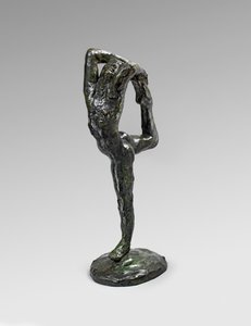 Tanssiliike A, Grande Danseuse A., n. 1911 tekijältä Auguste Rodin