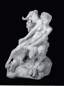 Faun and Nymph, n. 1886 (kipsi) tekijältä Auguste Rodin