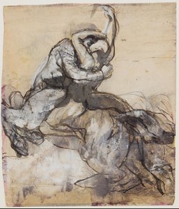 Kentaur sieppaa nuoren miehen tekijältä Auguste Rodin