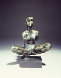 Suuri istuva kylpylä; Iso hiipivä uimari, tekijältä Auguste Rodin
