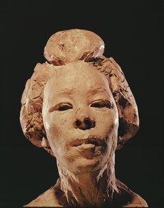 Madame Hanako, 1908 (savi) tekijältä Auguste Rodin