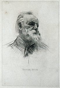 Muotokuva kirjailija Victor Hugosta tekijältä Auguste Rodin