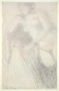 Makaava nainen alaston tekijältä Auguste Rodin