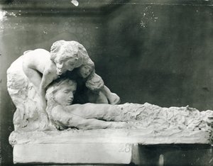 Runoilijan ylösnousemus (kipsi) tekijältä Auguste Rodin