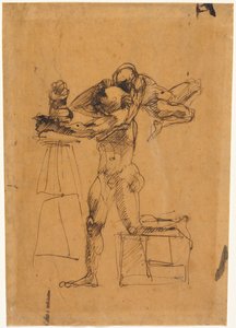Kuvanveistäjän nero, n. 1880-1883. tekijältä Auguste Rodin