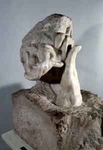 Jumalan käsi Marmoriveistos Auguste Rodin (1840-1917) 1900-luvun Pariisi, Musee Rodin tekijältä Auguste Rodin