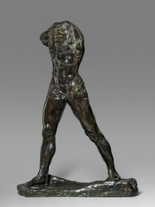 Kävelevä mies, malli 18771900, valettu ennen vuotta 1917. tekijältä Auguste Rodin