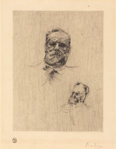 Victor Hugo suoraan edestä tekijältä Auguste Rodin