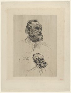 Victor Hugo kolmen neljänneksen näkymä, 1885. tekijältä Auguste Rodin